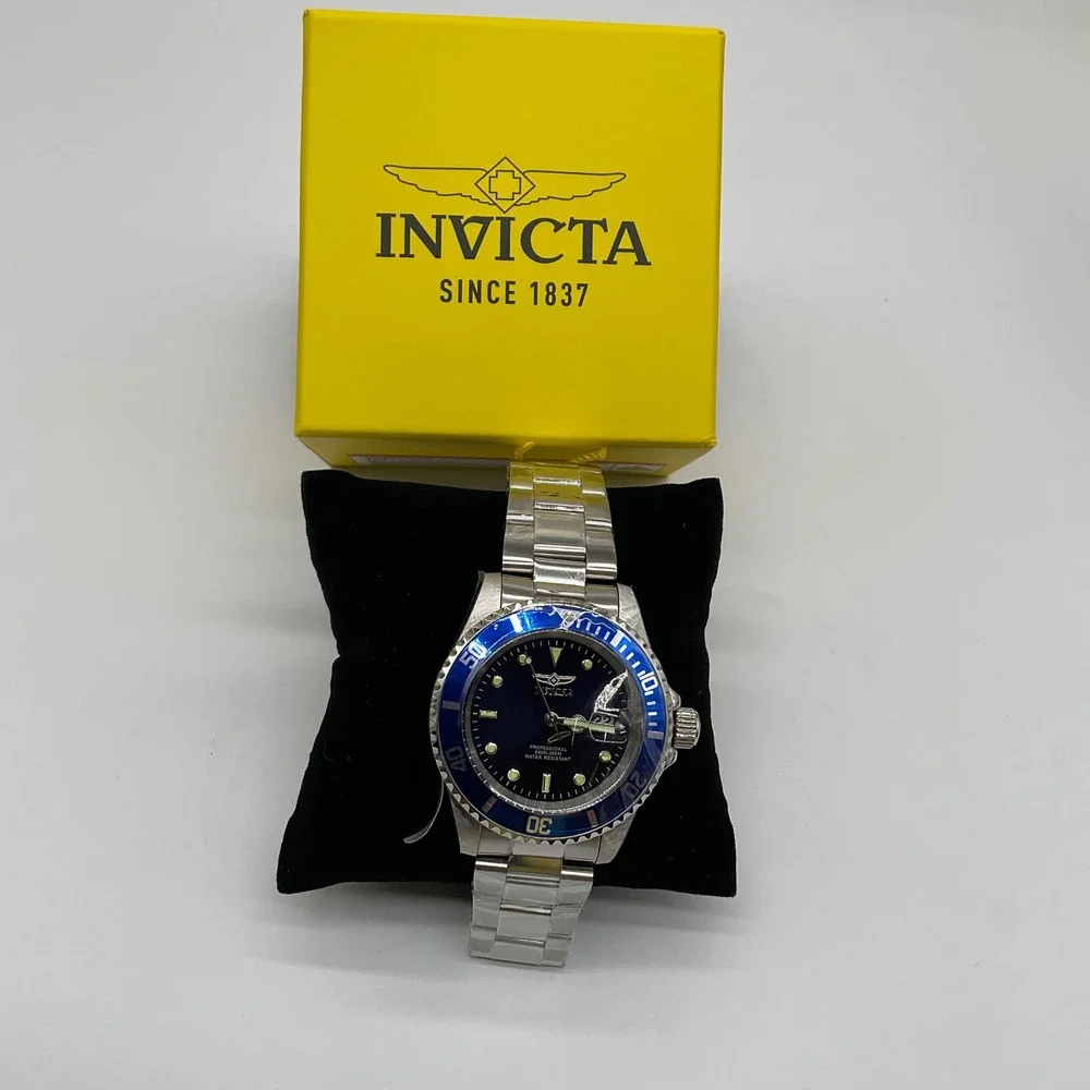 Invicta Pro Diver Coastpath Mens Watch 40mm Blue Dial Stainless Steel 43403